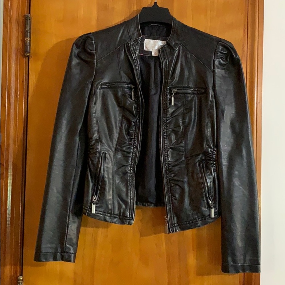 Black Xhilaration leather jacket